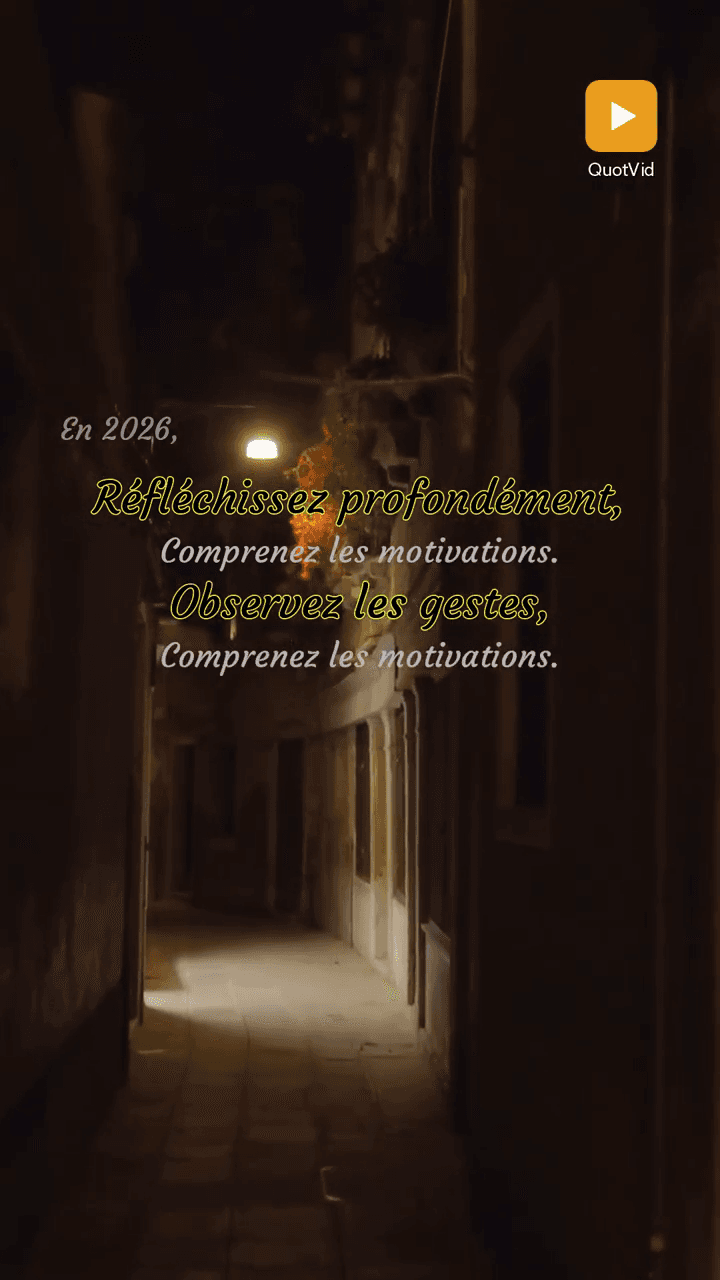 Quote video still with building on-screen text — niche and language locked in